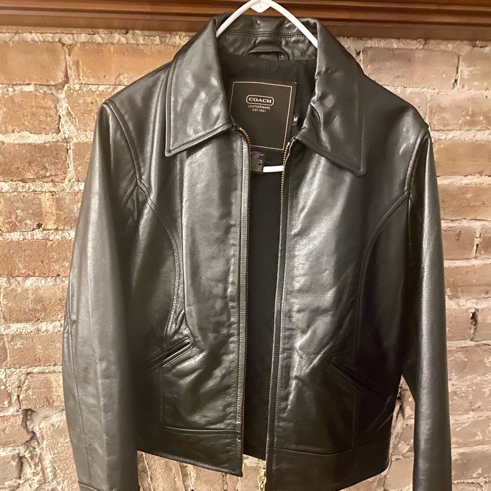 Coach leather jacket